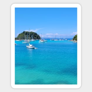 Mediterranean Bliss: Paxos Coastal Photo Sticker